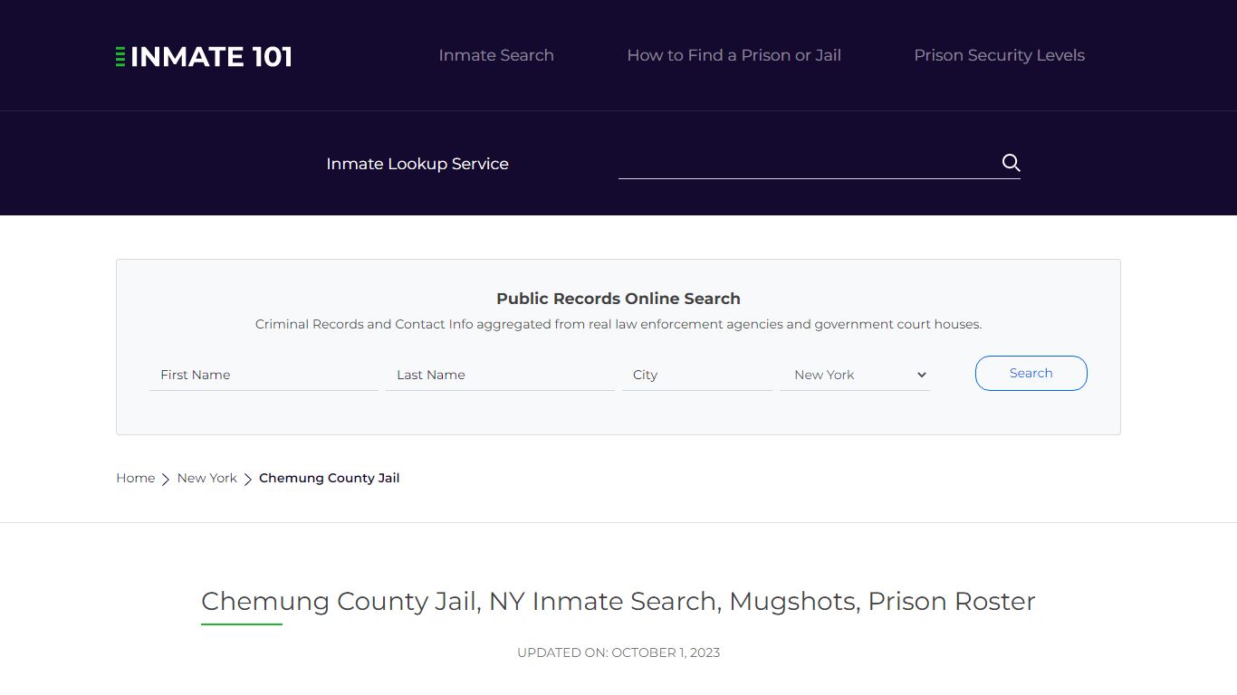 Chemung County Jail, NY Inmate Search, Mugshots, Prison Roster